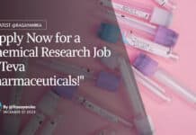 "Apply Now for a Chemical Research Job at Teva Pharmaceuticals!"