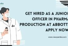 Abbott D Pharma Job