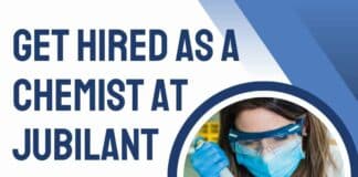 Jubilant Pharma Chemist Job Opening - Apply Online