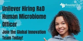 Unilever Chem R&D Job