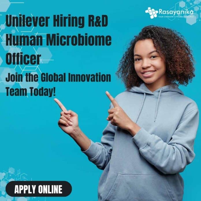 Unilever Chem R&D Job