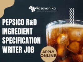 Pepsico R&D Ingredient Specification