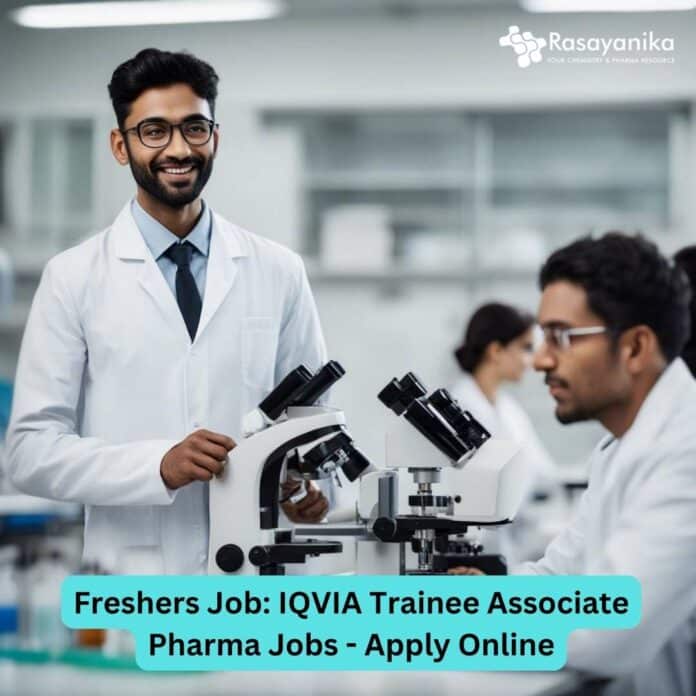 IQVIA Trainee Associate Pharma Jobs - Apply Online