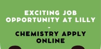 Lilly Chemistry Jobs - Apply Online for Advisor Post