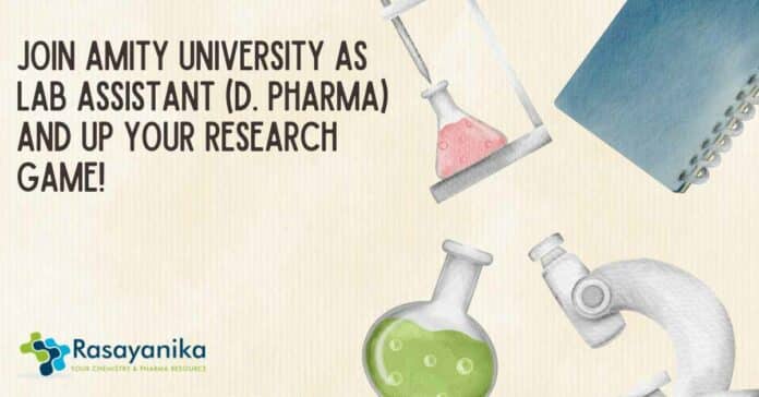 Pharma D Amity Ranchi Job
