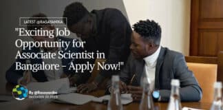 "Exciting Job Opportunity for Associate Scientist in Bangalore - Apply Now!"