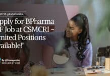 "Apply for BPharma JRF Job at CSMCRI - Limited Positions Available!"