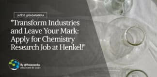 "Transform Industries and Leave Your Mark: Apply for Chemistry Research Job at Henkel!"