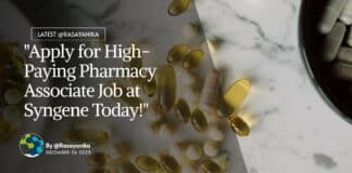 "Apply for High-Paying Pharmacy Associate Job at Syngene Today!"