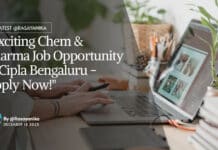 Cipla Bengaluru Jobs - Chem & Pharma Apply Online