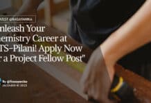 "Unleash Your Chemistry Career at BITS-Pilani! Apply Now for a Project Fellow Post"