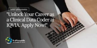"Unlock Your Career as a Clinical Data Coder at IQVIA. Apply Now!"
