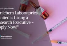 "Unichem Laboratories Limited is hiring a Research Executive - Apply Now!"