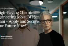 "High-Paying Chemical Engineering Job at BITS Pilani - Apply and Secure Your Future Now!"