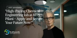 "High-Paying Chemical Engineering Job at BITS Pilani - Apply and Secure Your Future Now!"