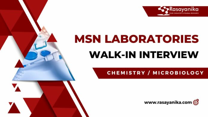 MSN Laboratories Organic Chemistry