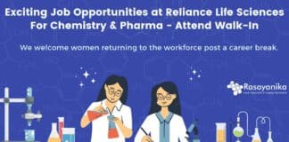 Reliance Life Sciences Walk-In Drive!