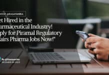 "Get Hired in the Pharmaceutical Industry! Apply for Piramal Regulatory Affairs Pharma Jobs Now!"