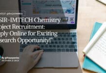 "CSIR-IMTECH Chemistry Project Recruitment: Apply Online for Exciting Research Opportunity!"