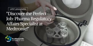 "Discover the Perfect Job: Pharma Regulatory Affairs Specialist at Medtronic!"