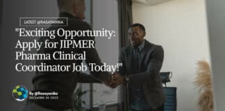 "Exciting Opportunity: Apply for JIPMER Pharma Clinical Coordinator Job Today!"