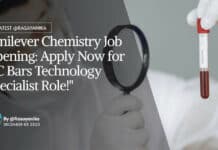 "Unilever Chemistry Job Opening: Apply Now for HC Bars Technology Specialist Role!"