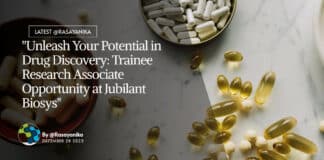 "Unleash Your Potential in Drug Discovery: Trainee Research Associate Opportunity at Jubilant Biosys"