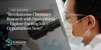 "Revolutionize Chemistry Research with Devsynthesis - Explore Exciting Job Opportunities Now!"