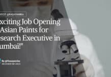 "Exciting Job Opening at Asian Paints for Research Executive in Mumbai!"