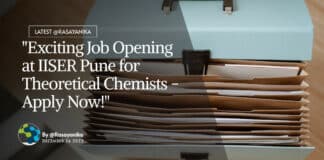 "Exciting Job Opening at IISER Pune for Theoretical Chemists - Apply Now!"