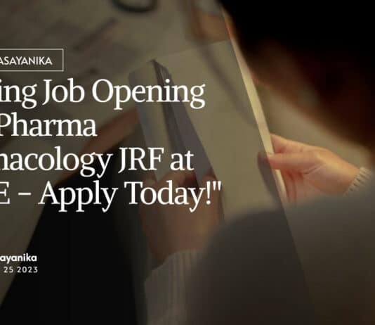 "Exciting Job Opening for MPharma Pharmacology JRF at MAHE - Apply Today!"