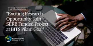 "Exciting Research Opportunity: Join SERB Funded Project at BITS Pilani Goa!"