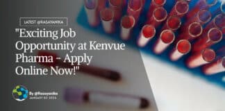 "Exciting Job Opportunity at Kenvue Pharma - Apply Online Now!"