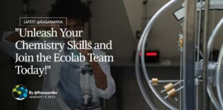 Chemist Opportunity at Ecolab, Apply Online