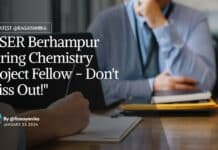 "IISER Berhampur Hiring Chemistry Project Fellow - Don't Miss Out!"