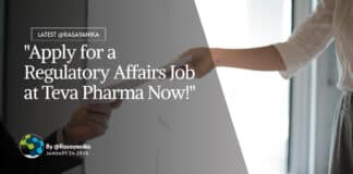 "Apply for a Regulatory Affairs Job at Teva Pharma Now!"