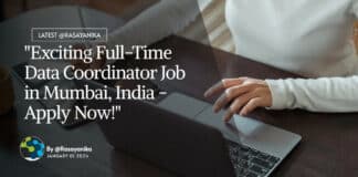 "Exciting Full-Time Data Coordinator Job in Mumbai, India - Apply Now!"