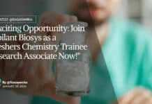 "Exciting Opportunity: Join Jubilant Biosys as a Freshers Chemistry Trainee Research Associate Now!"