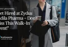 "Get Hired at Zydus Cadila Pharma - Don't Miss This Walk-In Event!"