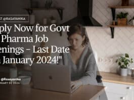 "Apply Now for Govt IPC Pharma Job Openings - Last Date 15th January 2024!"