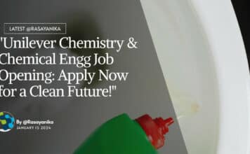 "Unilever Chemistry & Chemical Engg Job Opening: Apply Now for a Clean Future!"