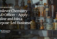 "Unilever Chemistry R&D Officer - Apply Online and Join a Purpose-Led Business!"