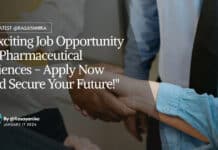 "Exciting Job Opportunity in Pharmaceutical Sciences - Apply Now and Secure Your Future!"