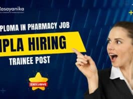Freshers Pharma Trainee Cipla