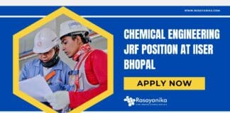 Chemical Engineering JRF IISER