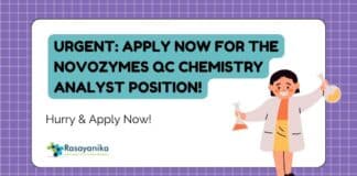 Novozymes QC Analyst Chemistry