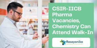 CSIR-IICB Pharma Vacancies