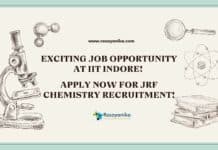 IIT Indore JRF Chemistry