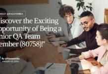 "Discover the Exciting Opportunity of Being a Junior QA Team Member (80758)!"