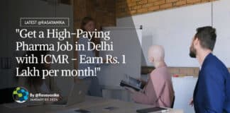 "Get a High-Paying Pharma Job in Delhi with ICMR - Earn Rs. 1 Lakh per month!"